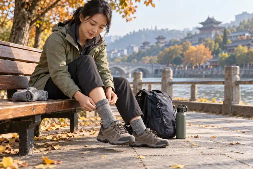 日韓旅遊每天走兩萬步:健走鞋、羊毛襪、護膝與足部保養