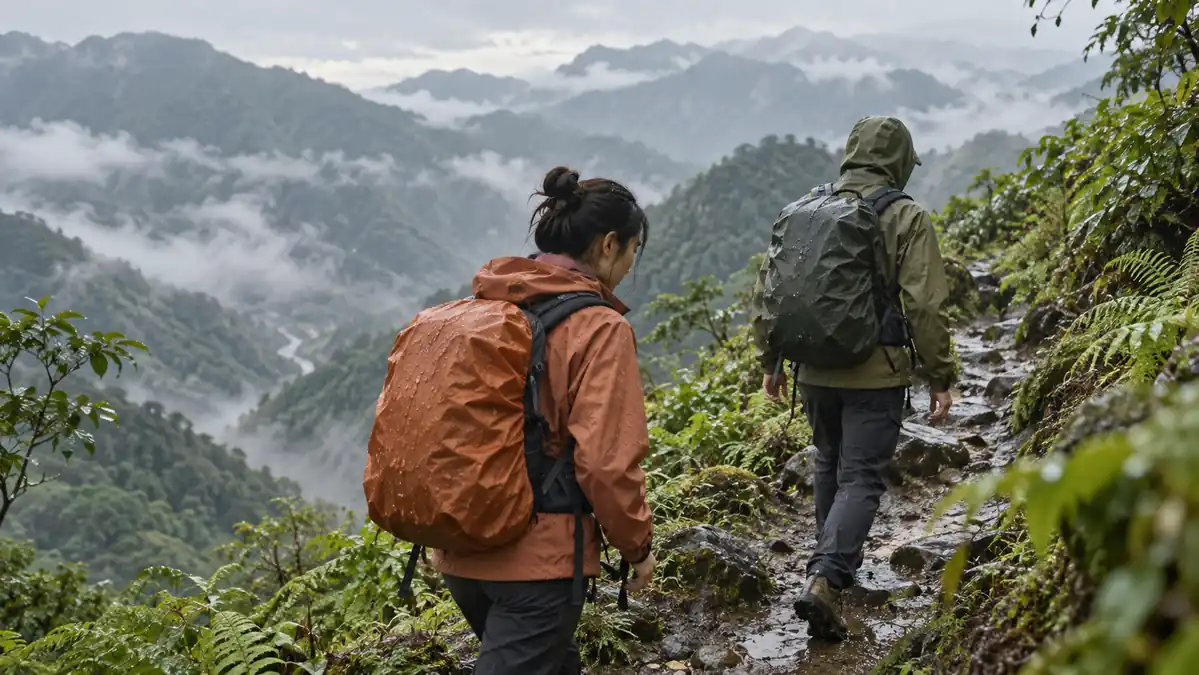 台灣郊山到日本健行都能用的輕量雨具與防風層
