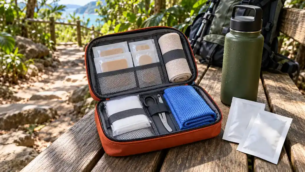 登山小急救包怎麼補:水泡貼、彈繃、冰涼巾、電解質與分裝收納