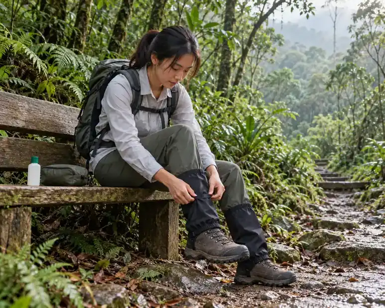 雨林步道防蚊防螞蝗指南:防蚊液、鹽罐、短綁腿怎麼帶