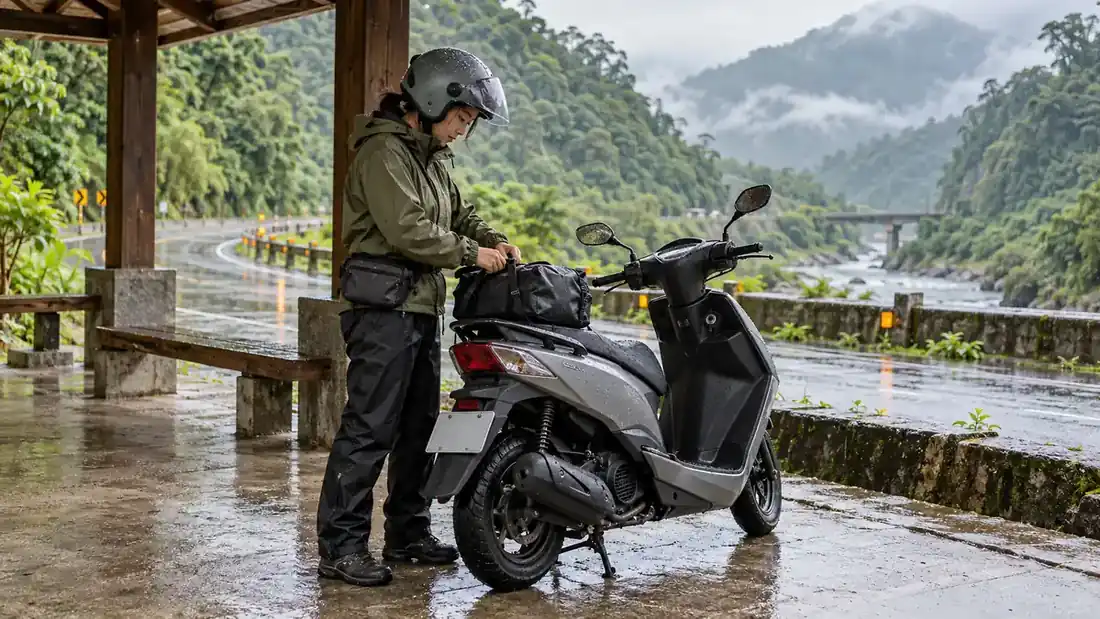台灣騎車出遊與日韓旅行共用:防雨、防風與小物固定